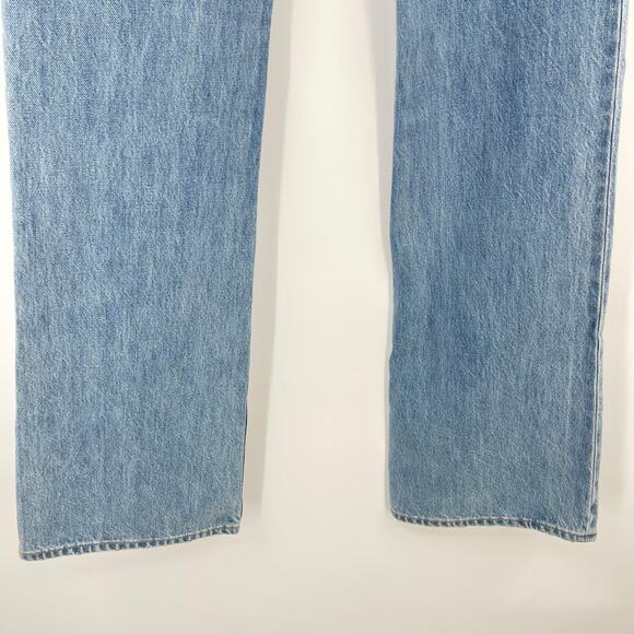 GRLFRND | NWT Danie Mid Rise Boot Jeans in York Blvd Medium Blue Wash 24 - Picture 11 of 14